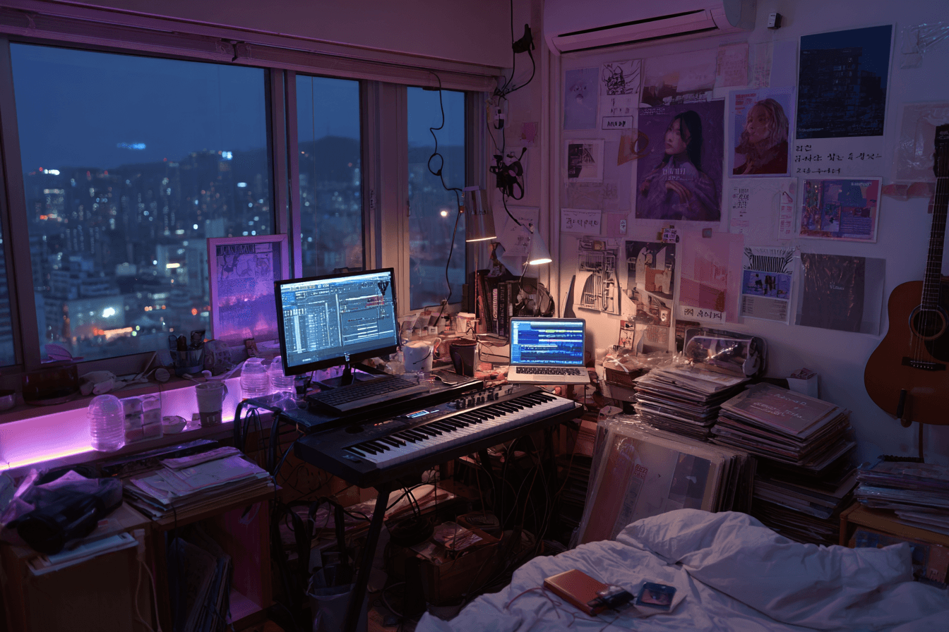 Kira's bedroom studio